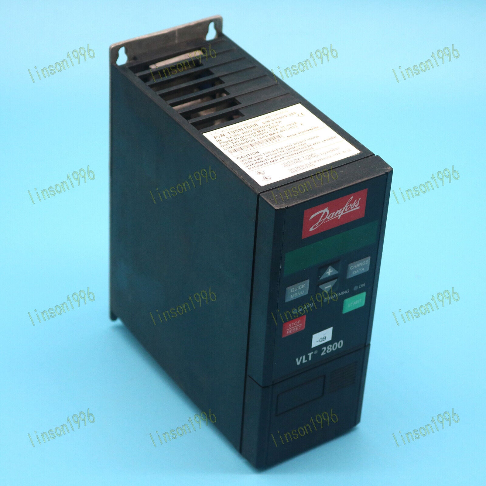 Used Danfoss Inverter Drive 195N1008 VLT2805PT4B20SBR1DBF10A00C0 Tested Good - DANFOSS