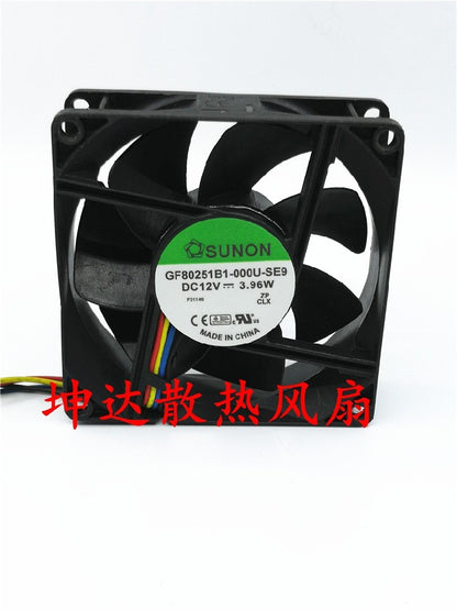 1pcs SUNON GF80251B1-000U-SE9 12V 3.96W 8cm 4-wire cooling fan