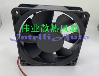 1 pcs MQ MQ12038HBL 24V 0.35A 12CM 12038 2-Wire DC Cooling Fan