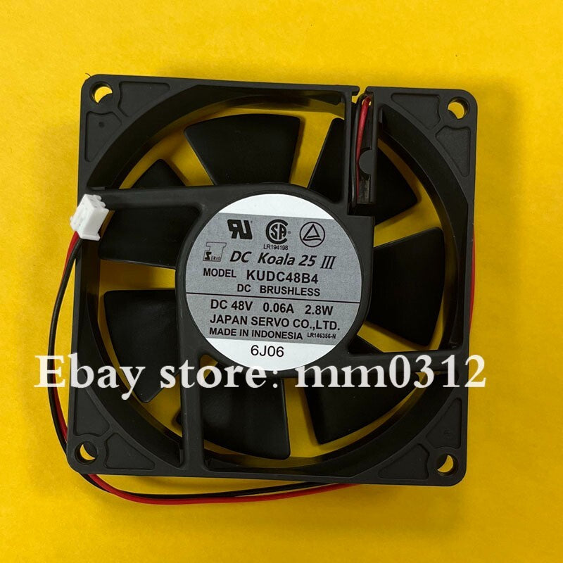 Servo KUDC48B4 9025 DC48V 0.06A 2.8W 90*90*25M 2-wire silent server cooling fan