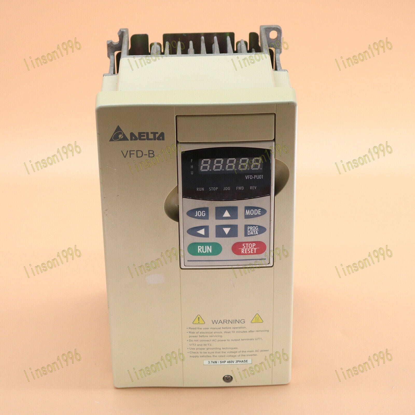 used 1pcs  Delta VFD-037B43A VFD037B43A 380V 3.7KW Inverter Tested In Good Delta