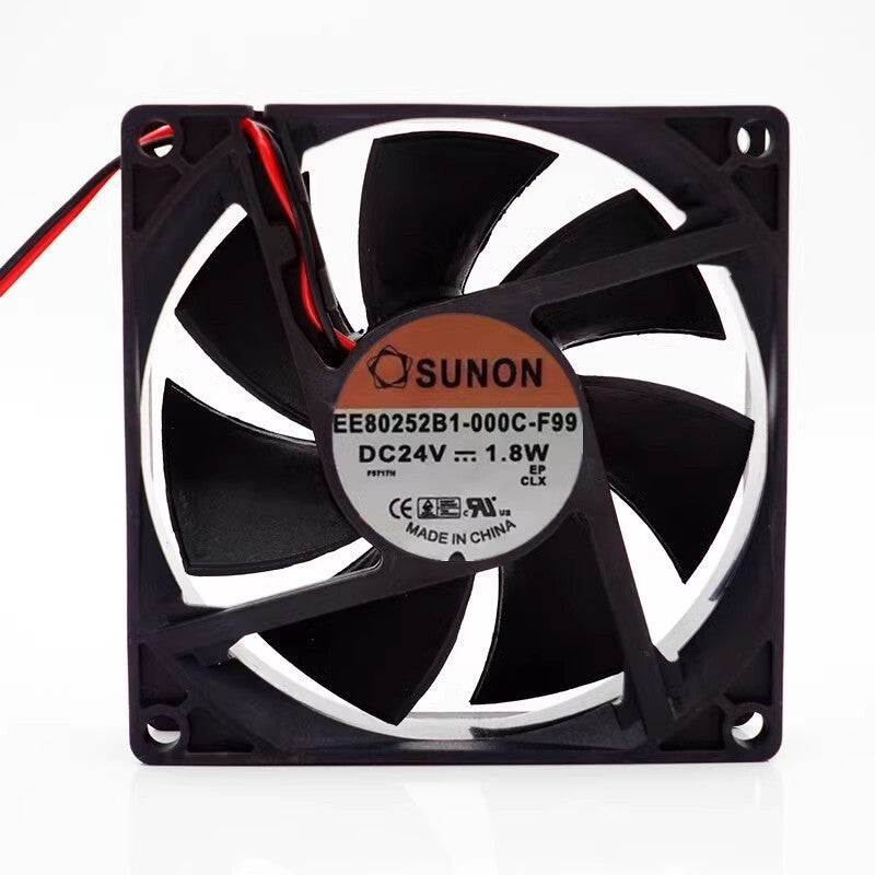 SUNON EE80252B1-000C-F99 8025 DC24V 1.8W 2-Wire Inverter Cooling Fan