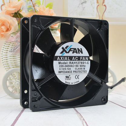 1pcs XINRUILIAN RAH1278S1-C 220V 0.12A 12.7cm 12738 metal fan