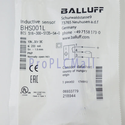 1PC~BALLUFF BES 516-300-S135-S4-D（BHS001L）Pressure-Rated Inductive Sensors PNP ~