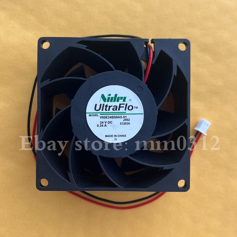 Nidec 8038 8CM V80E24BS8A5-51 24V 0.34A Inverter Cooling Fan