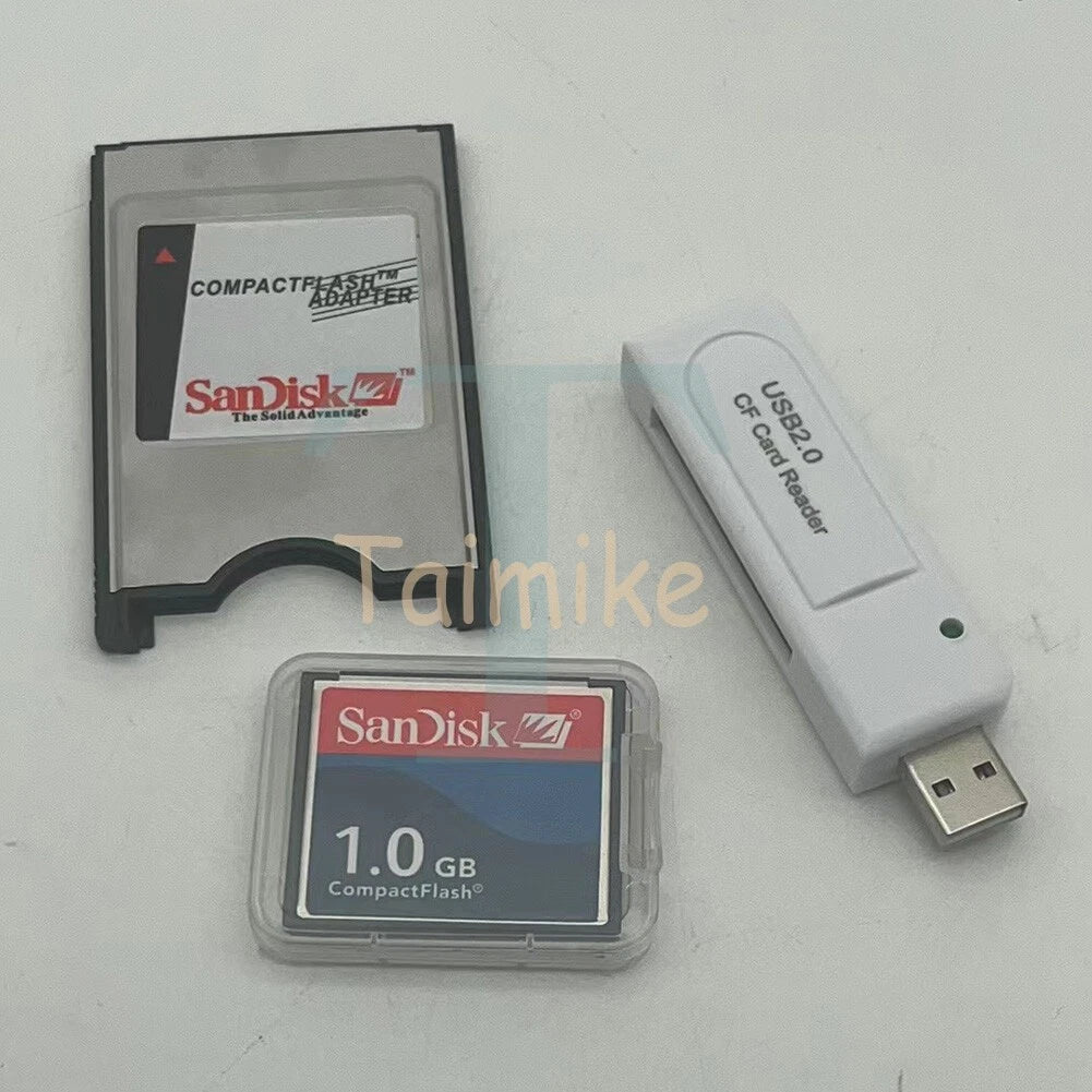 128MB/256/512/1G/2G CNC CF Compact Flash card+CF-PCMCIA Adapter+SSK reader FANUC