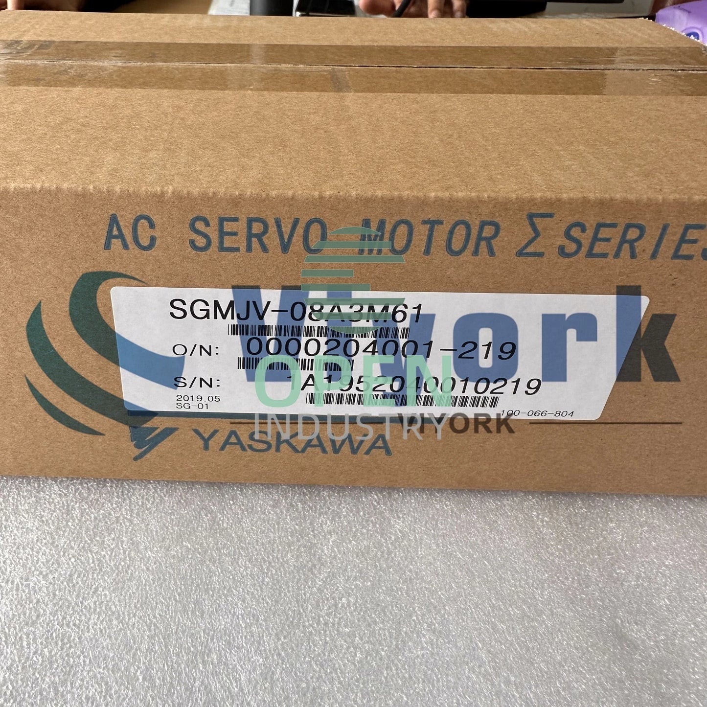 1PCS Yaskawa SGMJV-08A3M61 AC SERVO MOTOR 750W 200VAC 20BIT