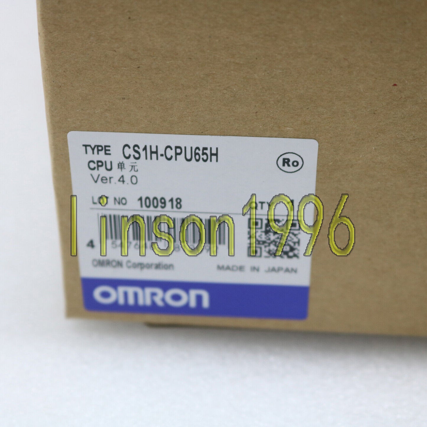Omron CS1H-CPU65H PLC Module 1-Year Warranty - OMRON