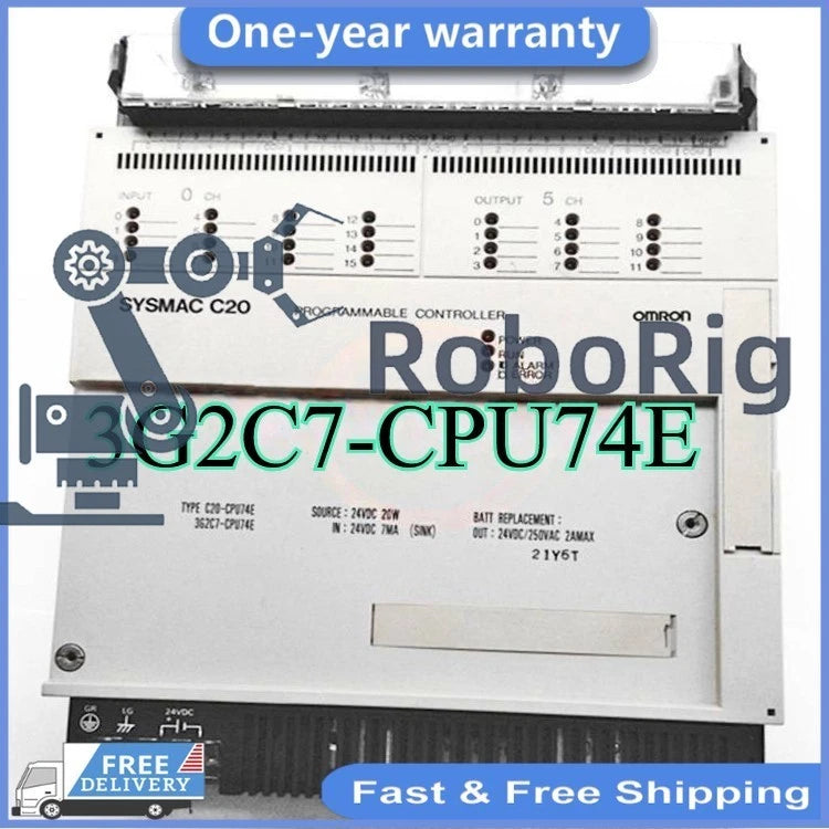 3G2C7-CPU74E Omron PLC Module Sysmac C20 Industrial Automation Control