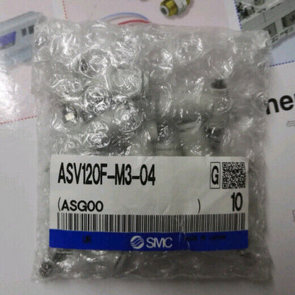 10 Piece SMC ASV120F-M3-04 Speed Exhaust Control Valve - SMC