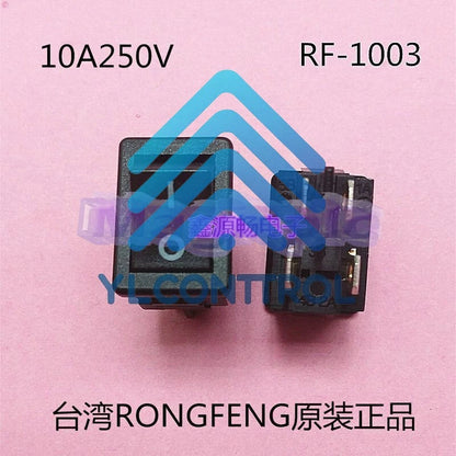 RONG FENG RF-1003 TV-5 Rocker Switch 4 Pins 2 Positions 10A 250VAC T85 1PCS