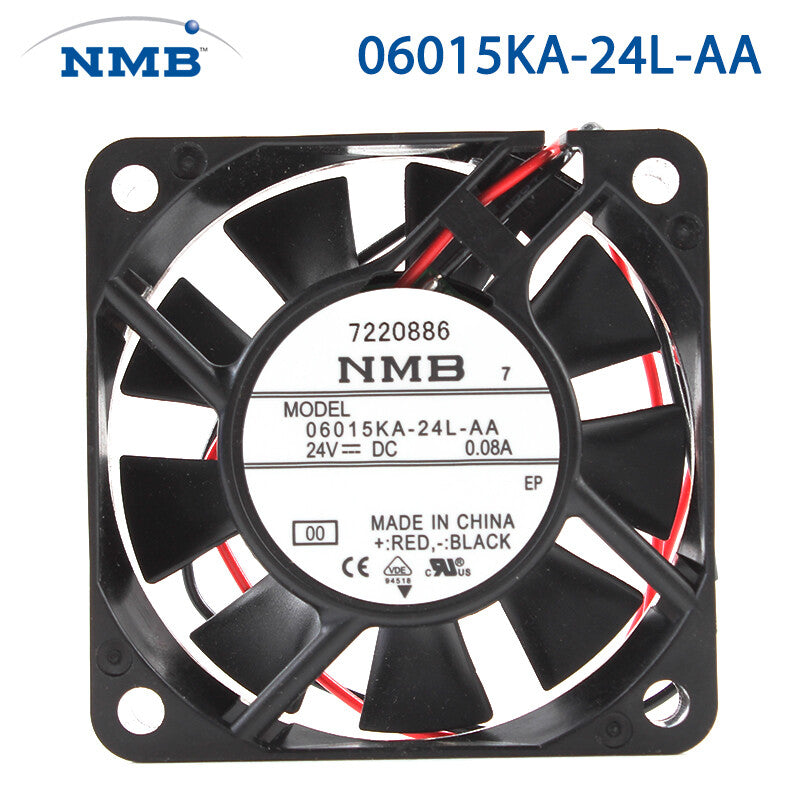 NMB 06015KA-24L-AA 6015 24V 0.08A inverter cooling fan