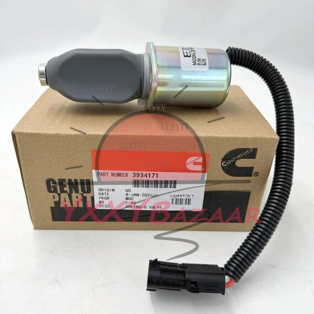 3919422 Cummins SA-4026-12 Fuel Shut Off Solenoid Valve 12V C & B 5.9L 8.3L~