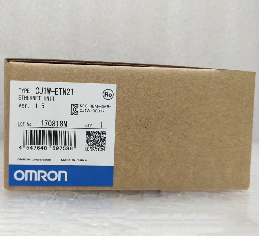 new 1pcs OMRON CJ1W-ETN21 Ethernet Unit - OMRON