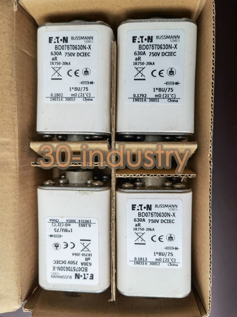 BUSSMANN BD075T0630N-X High Voltage DC Fuse 750VDC 630A - BUSSMANN