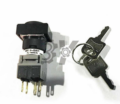 used AH164-J2A11 A55L-0001-0161 FANUC Switch Lock with Key - FANUC