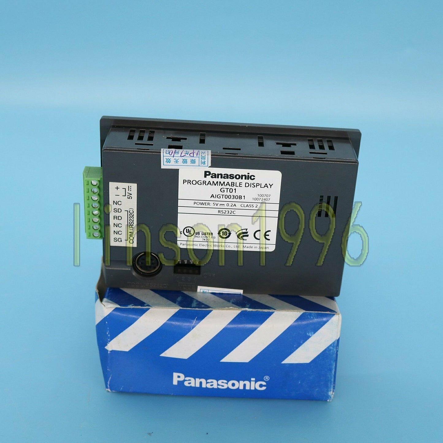 1PC Panasonic GT01 AIGT0030B1 RS232C 5V Programmable Display - PANASONIC