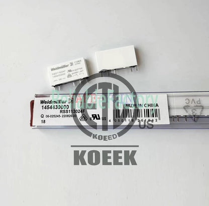 10pcs Weidmuller Relay RSS113024F 1454430000 #Ko