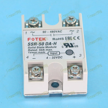 1PC Fotek Relay 50A SSR-50DA-H Fast - FOTEK