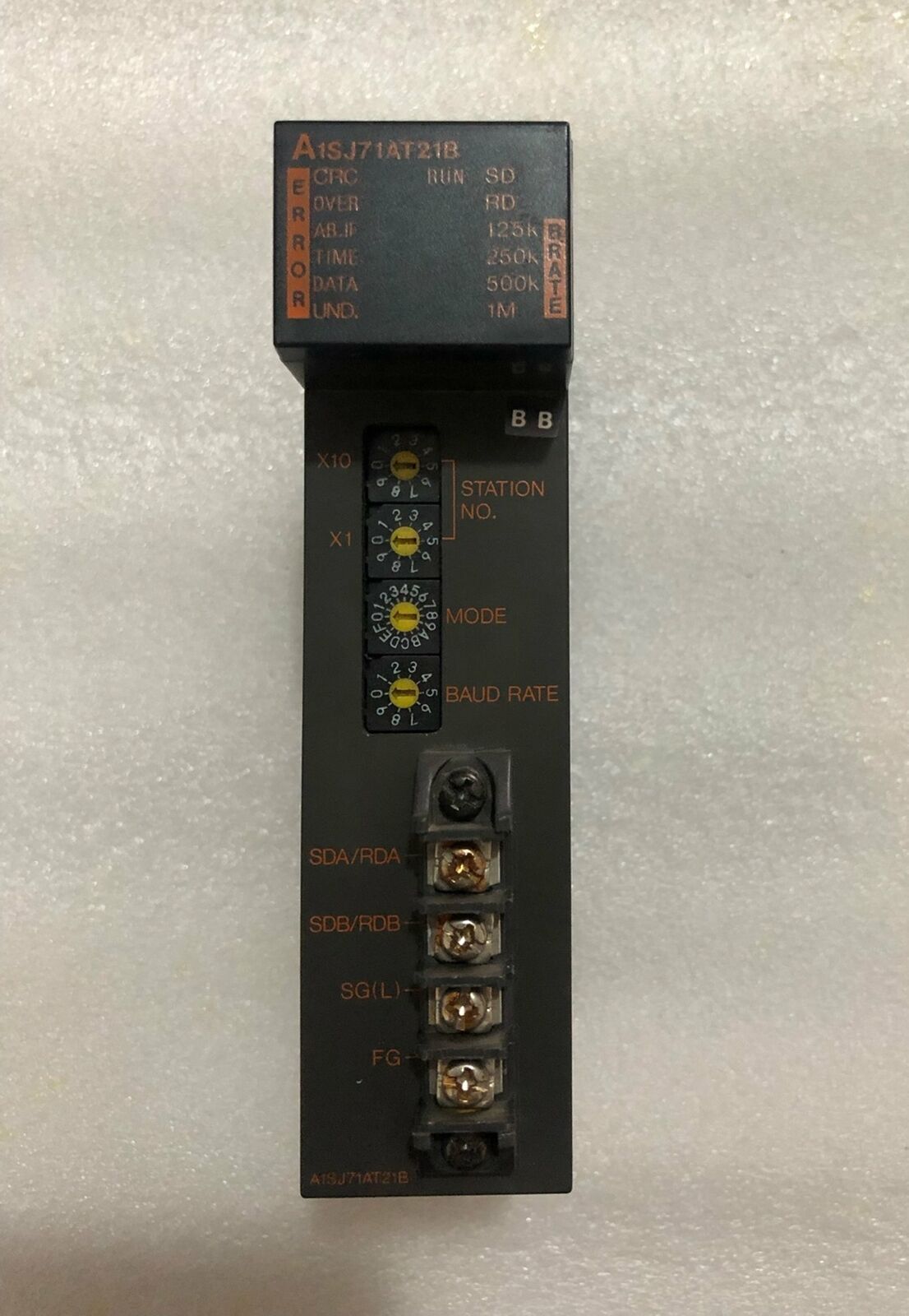 Mitsubishi 1 PC PLC module A1SJ71AT21B - Tested and in Good Condition - MITSUBISHI