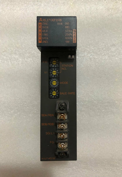 Mitsubishi 1 PC PLC module A1SJ71AT21B - Tested and in Good Condition - MITSUBISHI