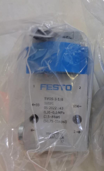 1PC Festo SVOS-3-1/8 10191 Valve