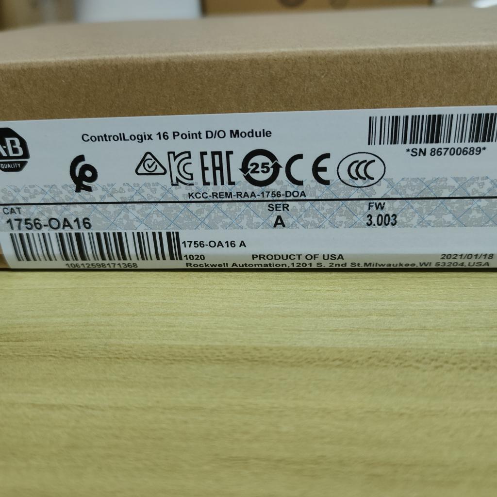 Factory Sealed AB 1756-OA16 ControlLogix 16 Point Module - CONTROLLOGIX