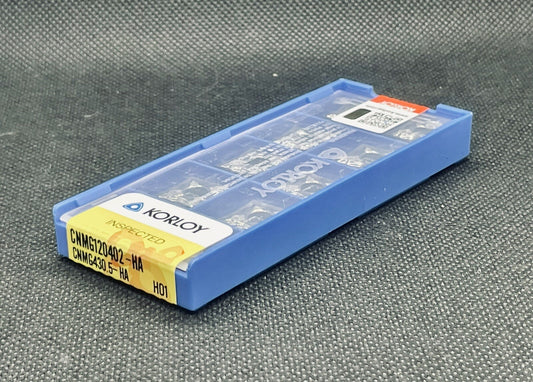 Korloy CNMG430.5HA H01 / CNMG120402HA H01 Carbide Inserts for Aluminum 10 PCS