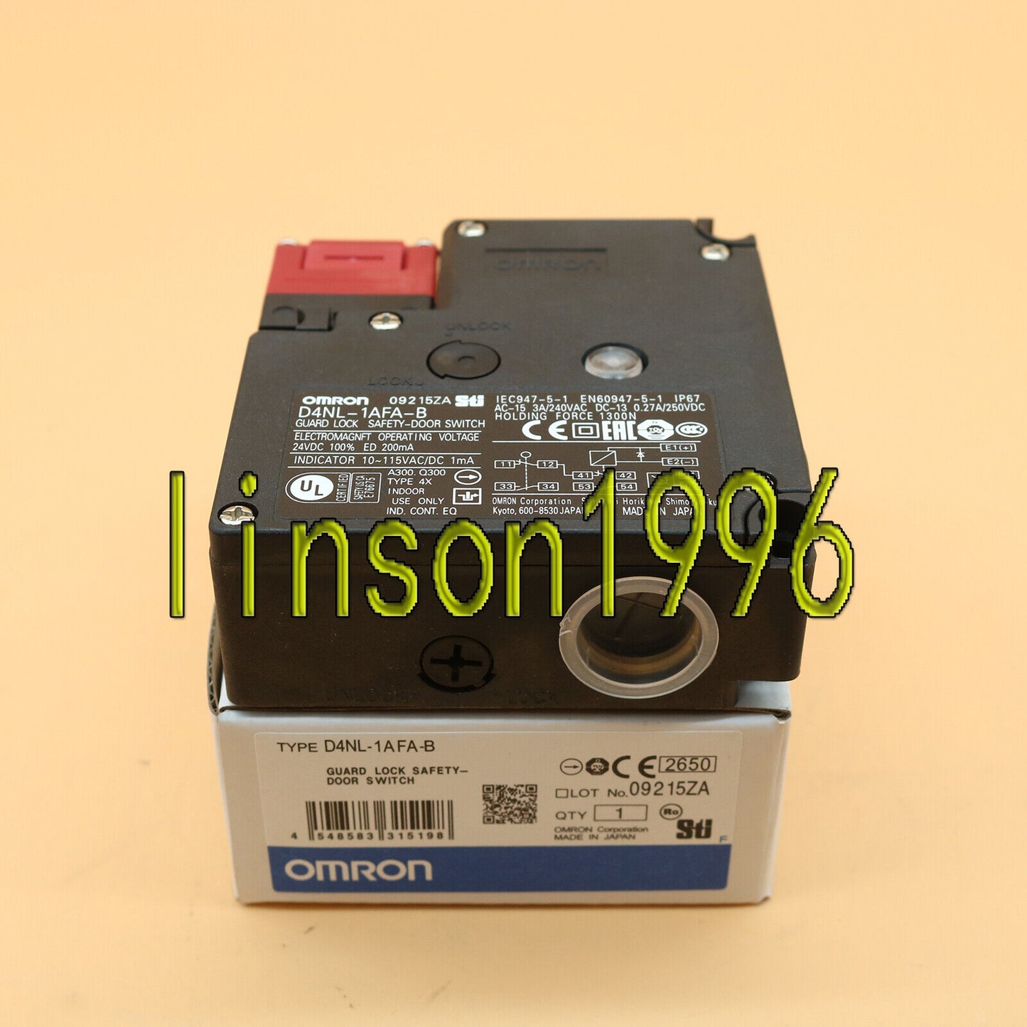 new ONE D4NL-1AFA-B Omron electromagnetic lock switch - OMRON