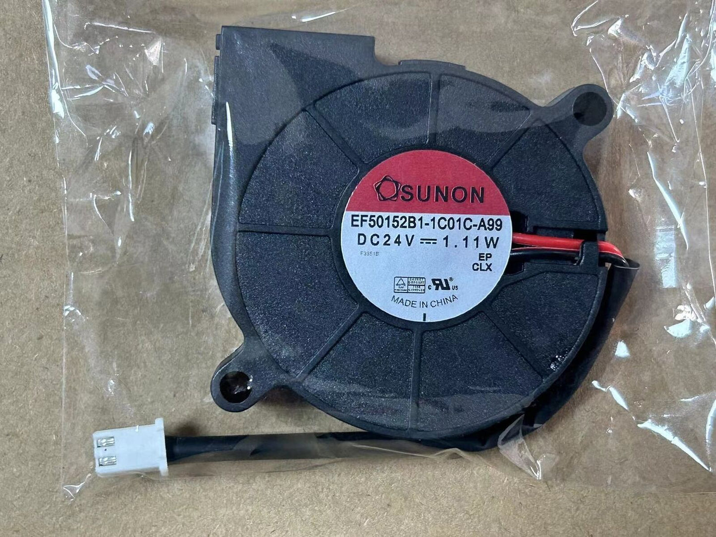 new For Sunon 3D Printer Blower Fan 5015 DC 24V 0.41A EF50152B1-1C01C-A99 2pin