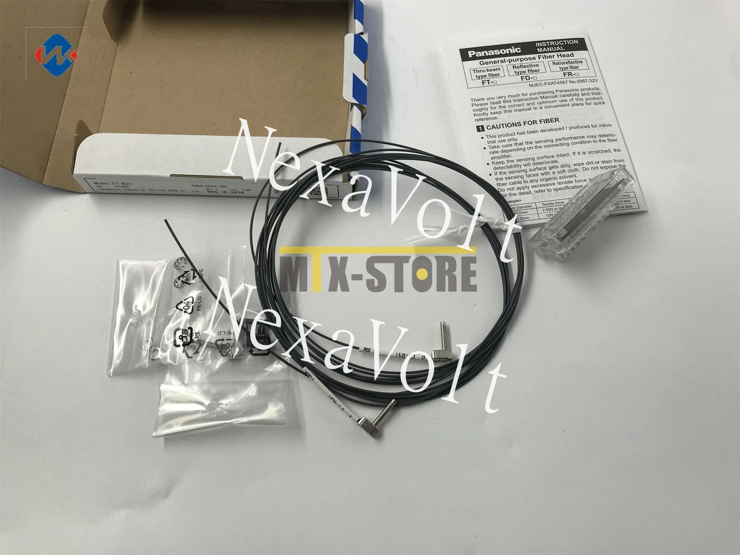 1pcs ones Panasonic/SUNX Optical Fiber Sensor FT-R31 FTR31