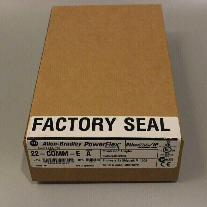 New Factory Sealed AB 22-COMM-E SER A PowerFlex Ethernet/IP Communication Adapter - POWERFLEX