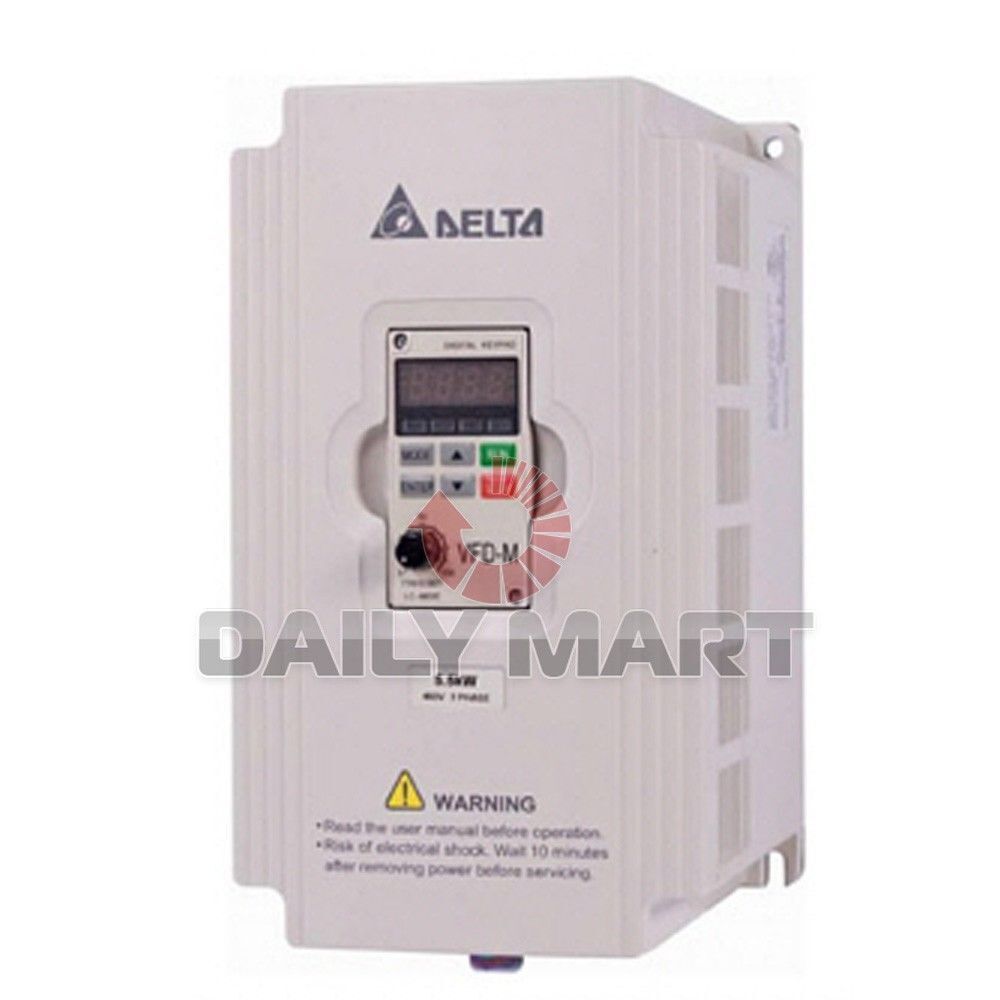 new   DELTA VFD075M43A Drive AC 10Hp 460V Three Phase Input PLC