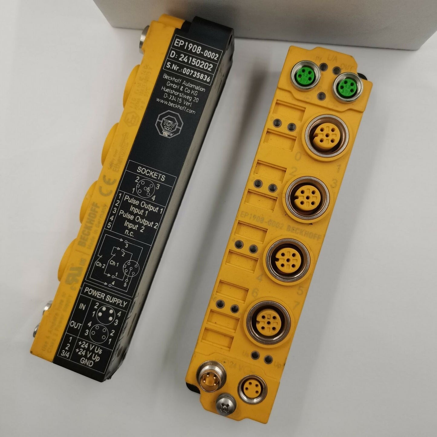 used 1PC BECKHOFF EP1908-0002 EP19080002 PLC Module ping - BECKHOFF