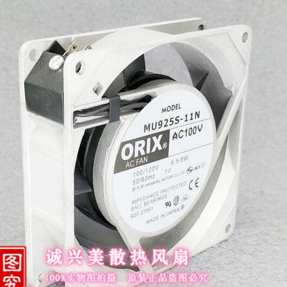 ORIX MU925S-11N AC100V 92*92*25mm cooling fan