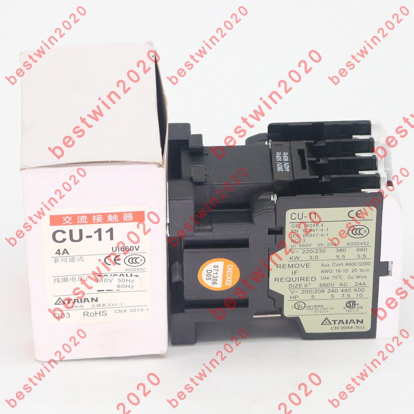 TECO CU-11 380V AC Contactor - TECO