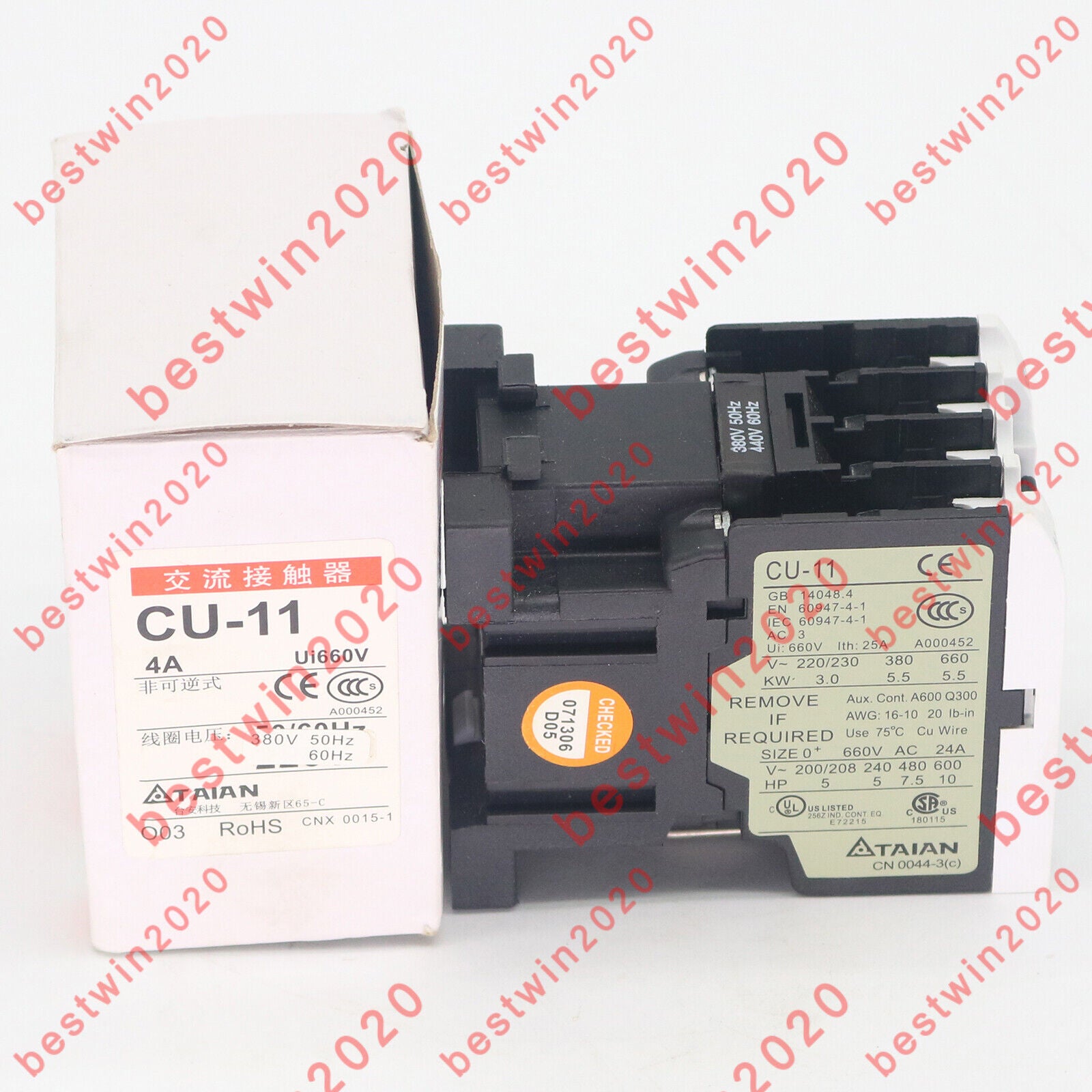 TECO CU-11 380V AC Contactor - TECO