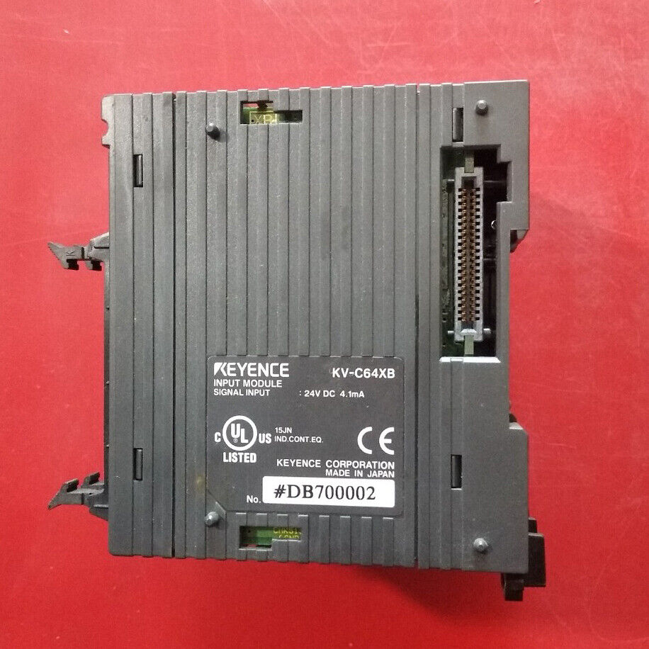 used ONE KEYENCE KV-C64XB programmable controller module - ONE KEYENCE