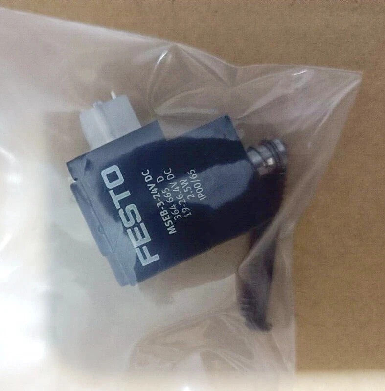 One FESTO solenoid valve coil MSEB-3-24V DC 364665