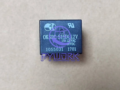 10PCS Pack Relay 5 Pin 15A 12V 125VAC 28VDC OKS2C-S15DC12V