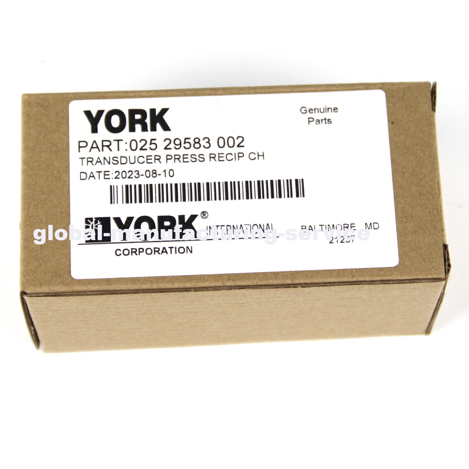 025-29583-002 Pressure Sensor - YORK