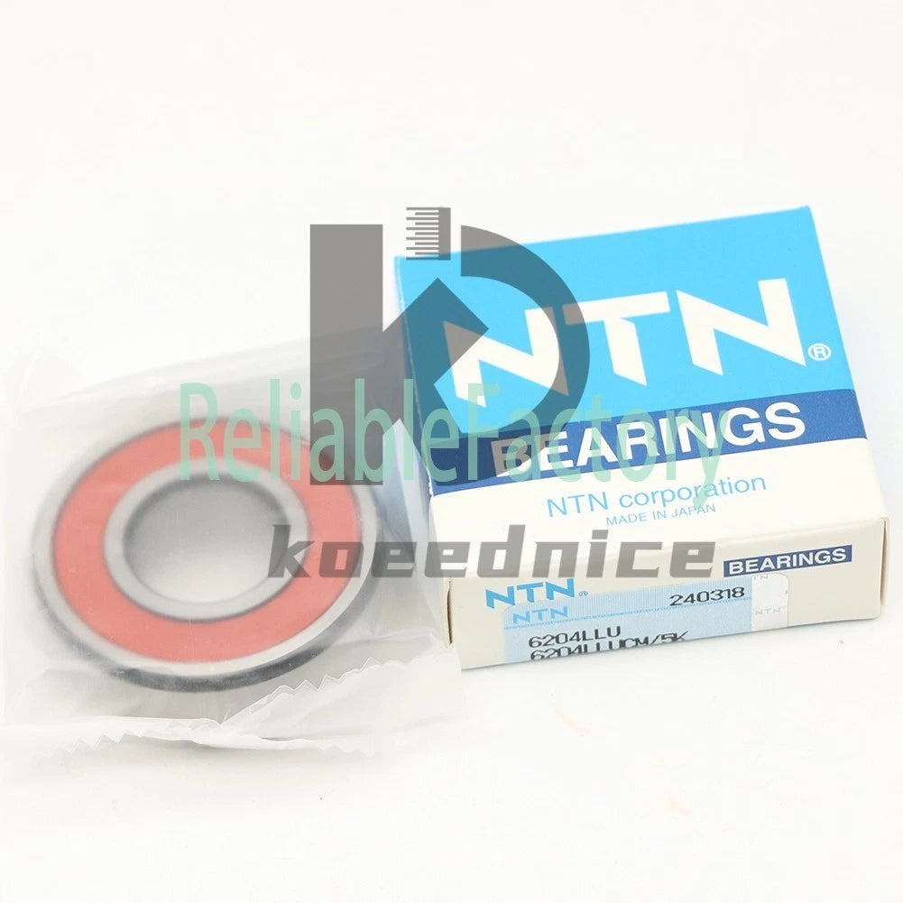 NTN 6204 LLU Deep Groove Ball Bearings 20x47x14mm #KN