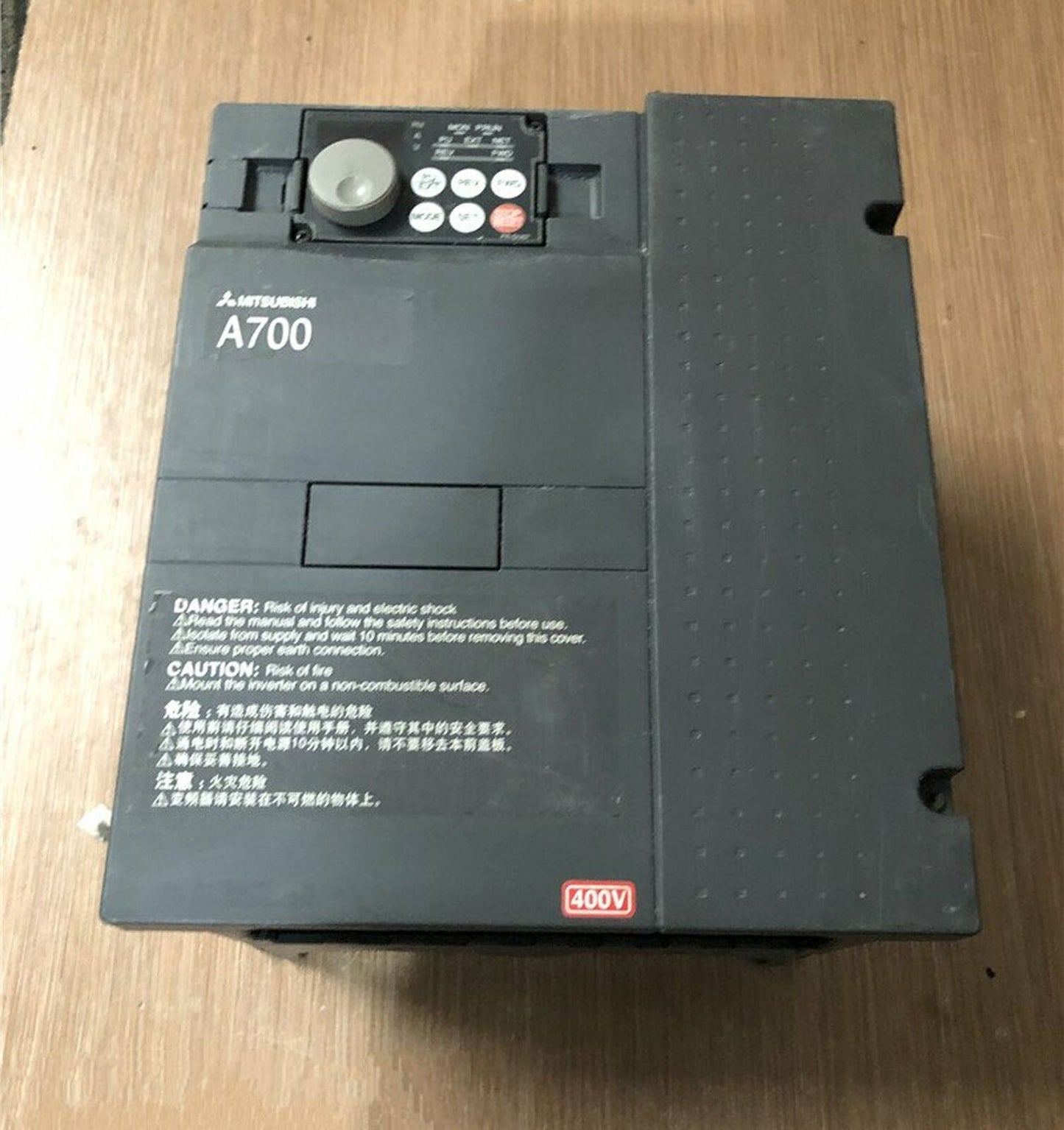 Used Mitsubishi Inverter FR-F740-11K-CHT1 Tested Good Condition - MITSUBISHI