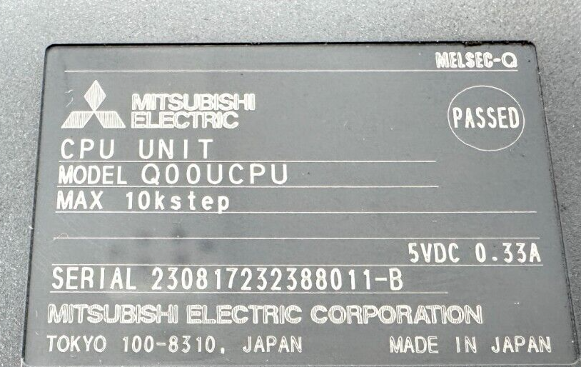 used Mitsubishi Q00UCPU CPU Module - MITSUBISHI