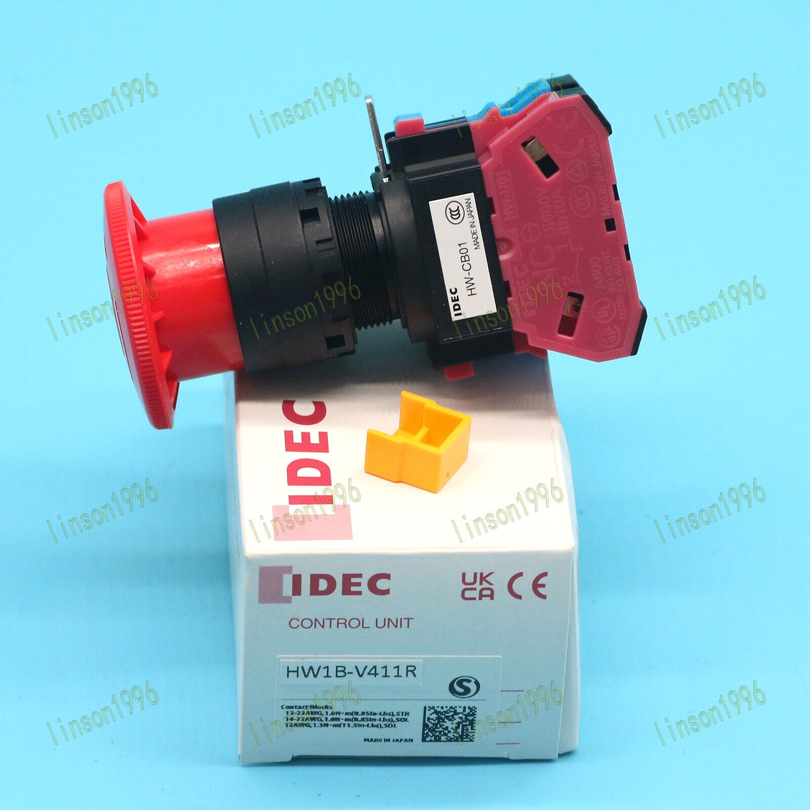 IDEC HW1B-V411R Emergency Stop Button Switch In Box Fast Delivery - IDEC