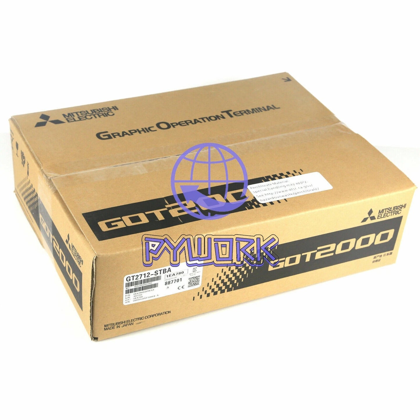 1PC Mitsubishi GT2712-STBA HMI GT2712STBA Touch Screen In Box