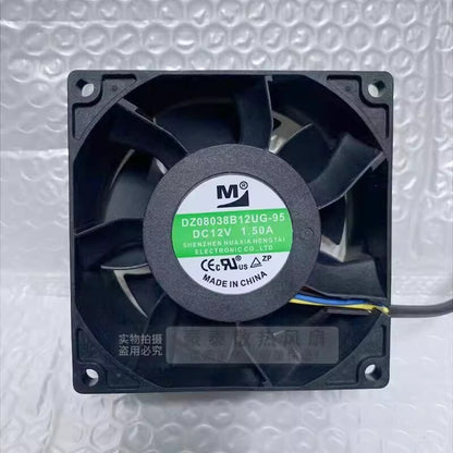M  DZ08038B12UG DC12V 1.50A 8038 4-Wire PWM Cooling Fan
