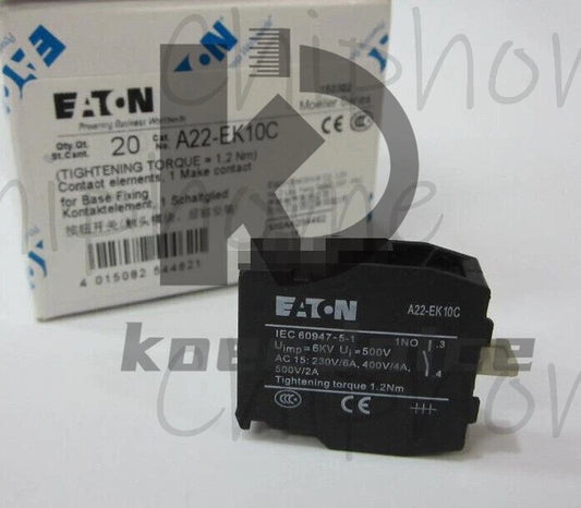 1PCS Eaton Moeller A22-EK10C A22EK10C Contact 1NO