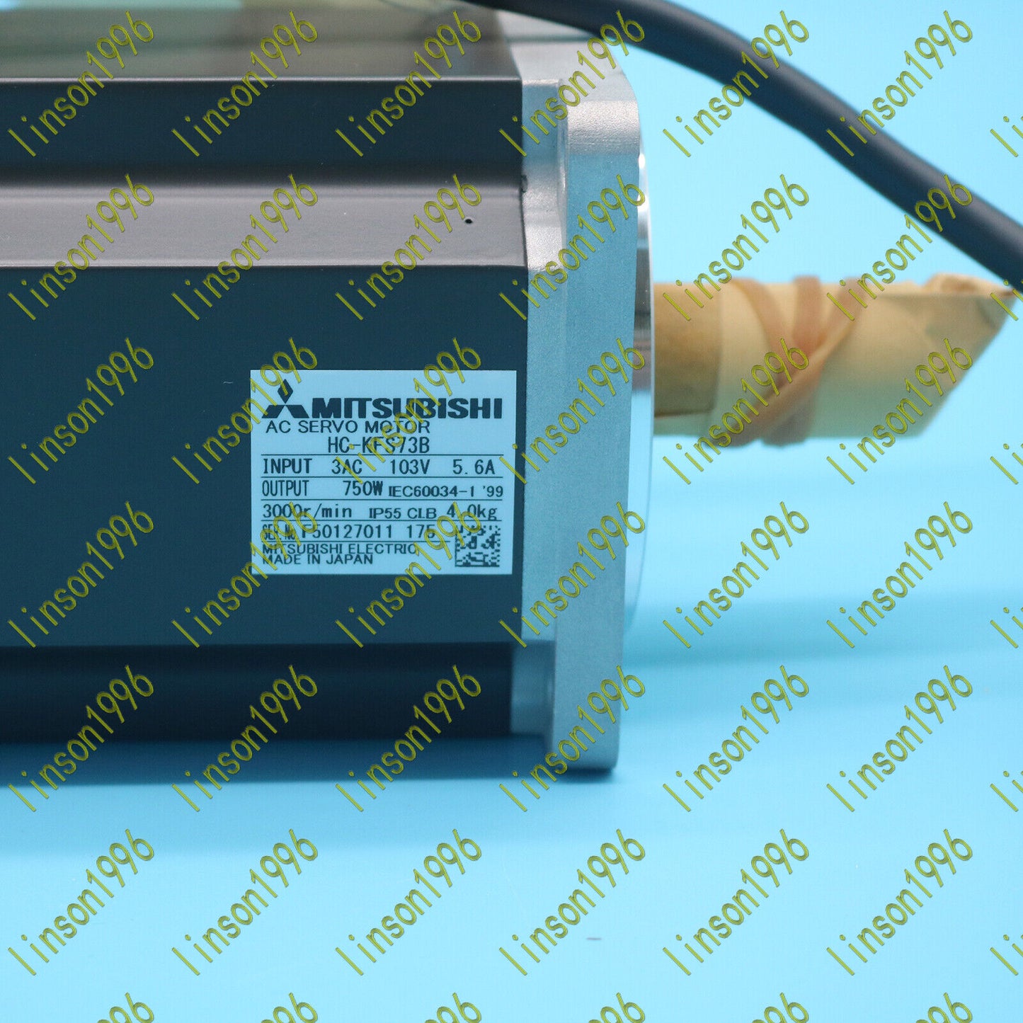 Mitsubishi HCKFS73B AC Servo Motor Ship - MITSUBISHI