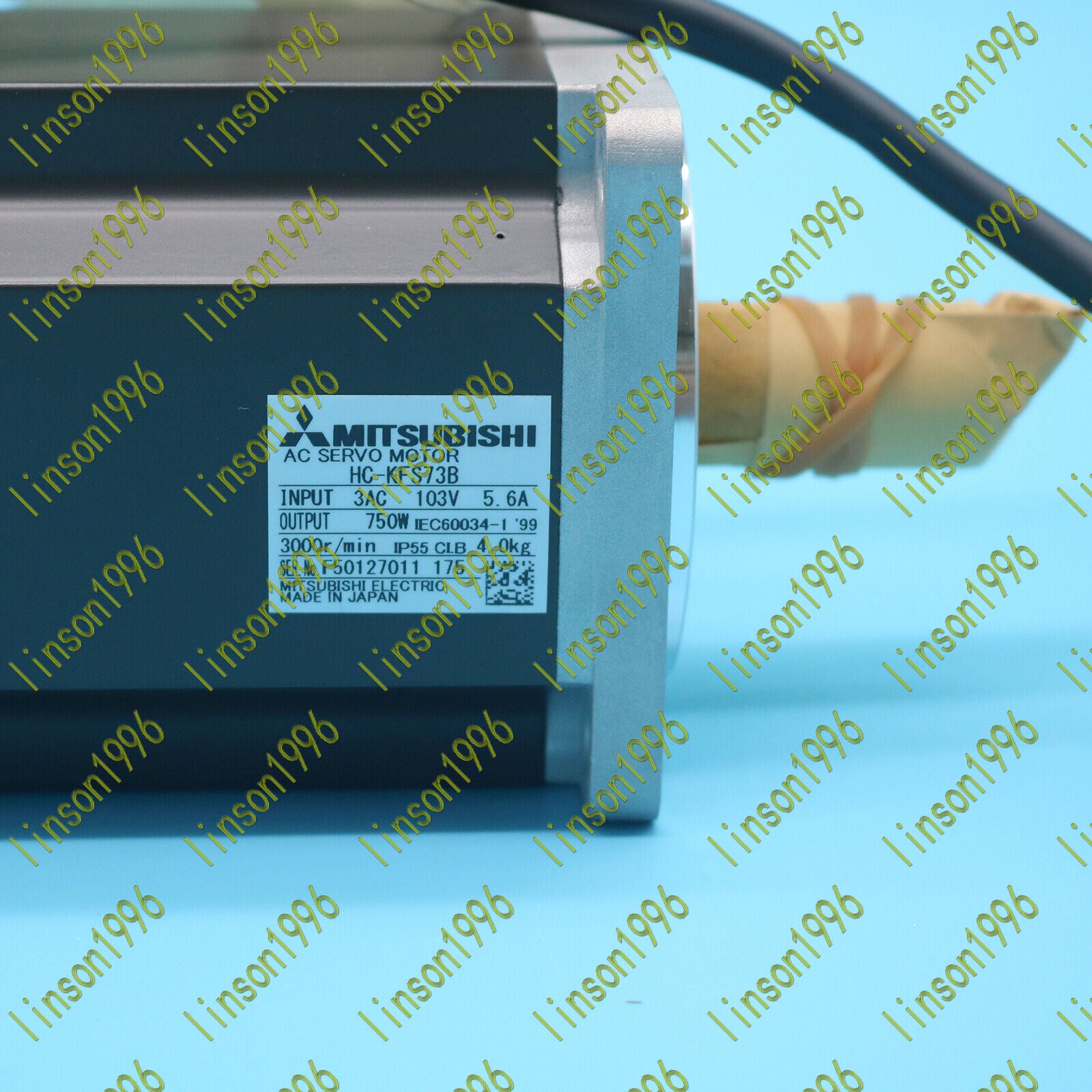 Mitsubishi HCKFS73B AC Servo Motor Ship - MITSUBISHI
